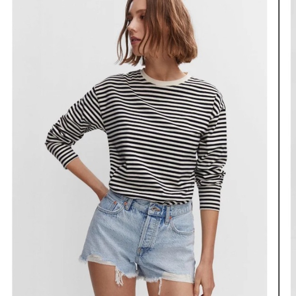 MANGO Hailey Denim Shorts